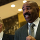 President Donald Trump and Steve Harvey (Drew Angerer/Getty Images)